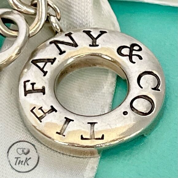 Vintage Tiffany Heart Tag Toggle Bracelet in Silver - 8” - Picture 7 of 14